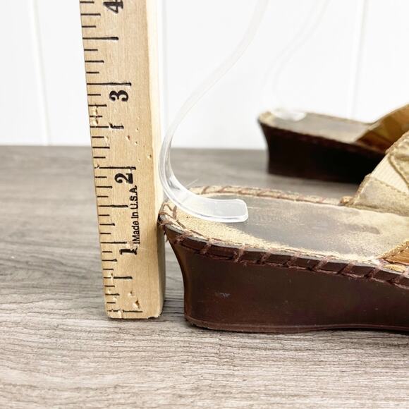 DUCK HEAD Slide Leather Boho Sandals - Picture 3 of 9